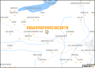 map of Paderno Franciacorta