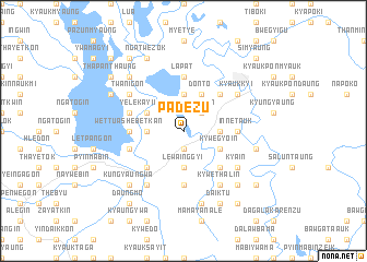 map of Padèzu