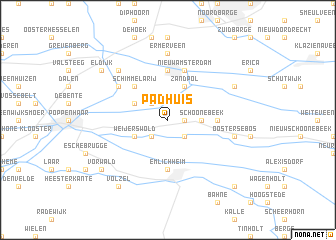 map of Padhuis