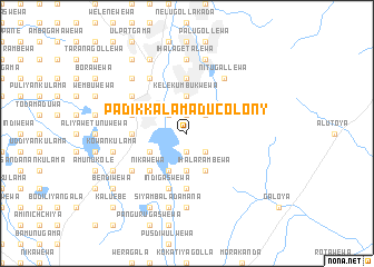 map of Padikkalamadu Colony