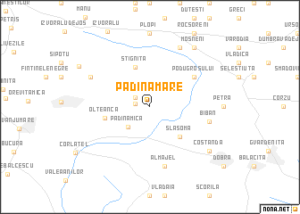 map of Padina Mare