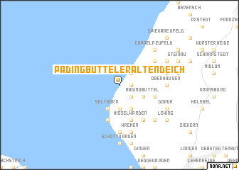 map of Padingbütteler-Altendeich