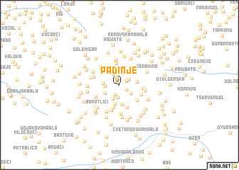 map of Padinje