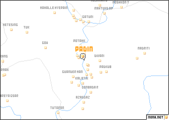 map of Pādīn