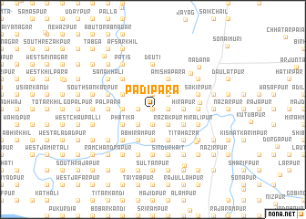 map of Padīpāra