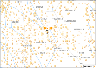 map of Pādi