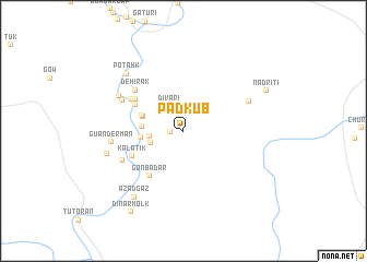 map of Pādkūb