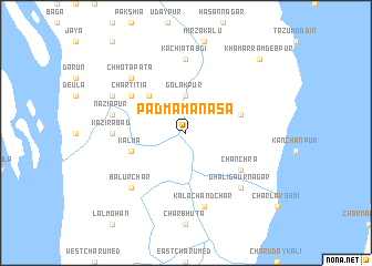 map of Padma Manasa