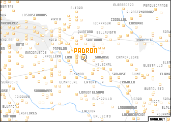 map of Padrón