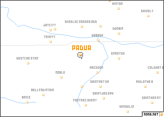 map of Padua