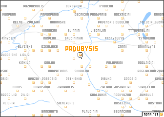 map of Padubysis