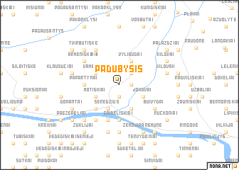 map of Padubysis