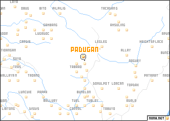 map of Padugan