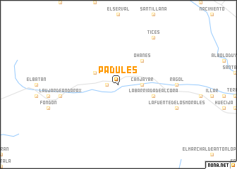 map of Padules