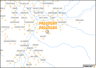 map of Padungan