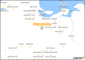 map of Padwidiwidi