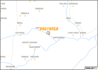 map of Padyanga