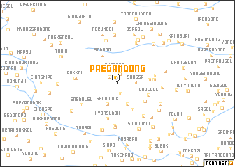 map of Paegam-dong