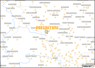 map of Paegok-tong