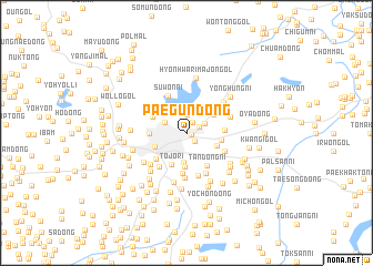 map of Paegun-dong