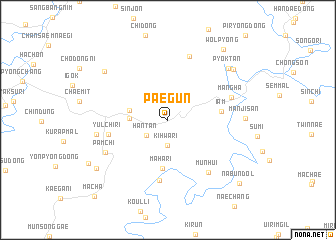 map of Paegun