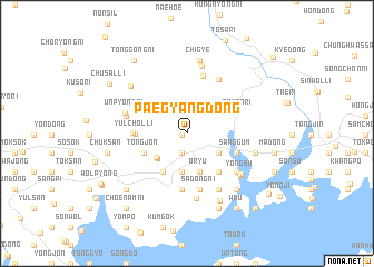 map of Paegyang-dong