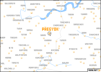 map of Paegyŏk