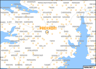 map of Paekho-ri