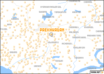 map of Paekhwadam