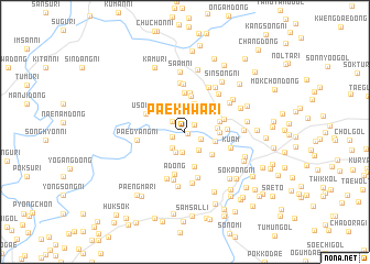 map of Paekhwa-ri