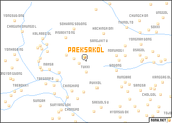 map of Paeksa-kol
