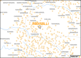 map of Paeksal-li