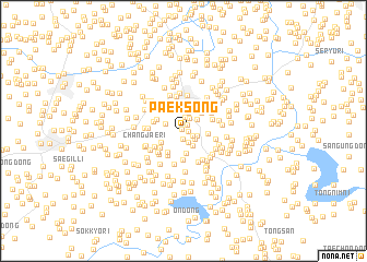 map of Paeksŏng