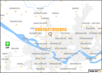 map of Paengnyŏn-dong