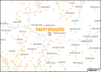 map of Paeryŏng-dong