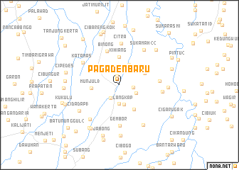 map of Pagaden Baru