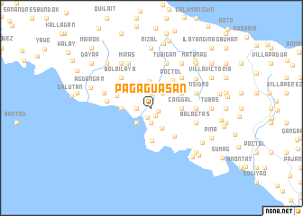 map of Pag-aguasan