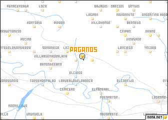 map of Páganos