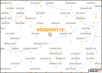 map of Pagausantys I