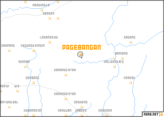 map of Pagebangan