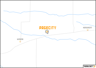 map of Page City