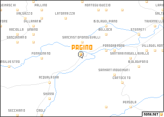 map of Pagino