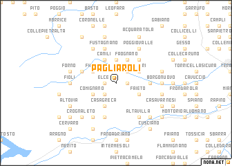 map of Pagliaroli