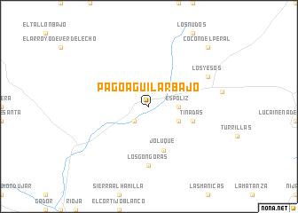 map of Pago Aguilar Bajo