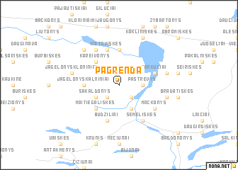 map of Pagrenda