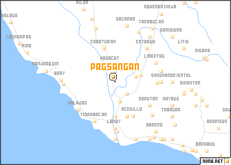 map of Pagsangan