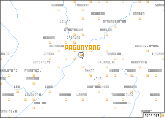 map of Pagunyang