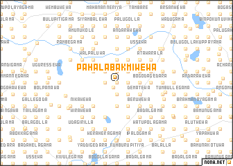 map of Pahala Bakmiwewa