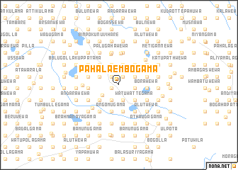 map of Pahala Embogama