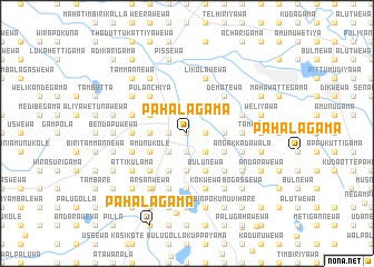 map of Pahalagama